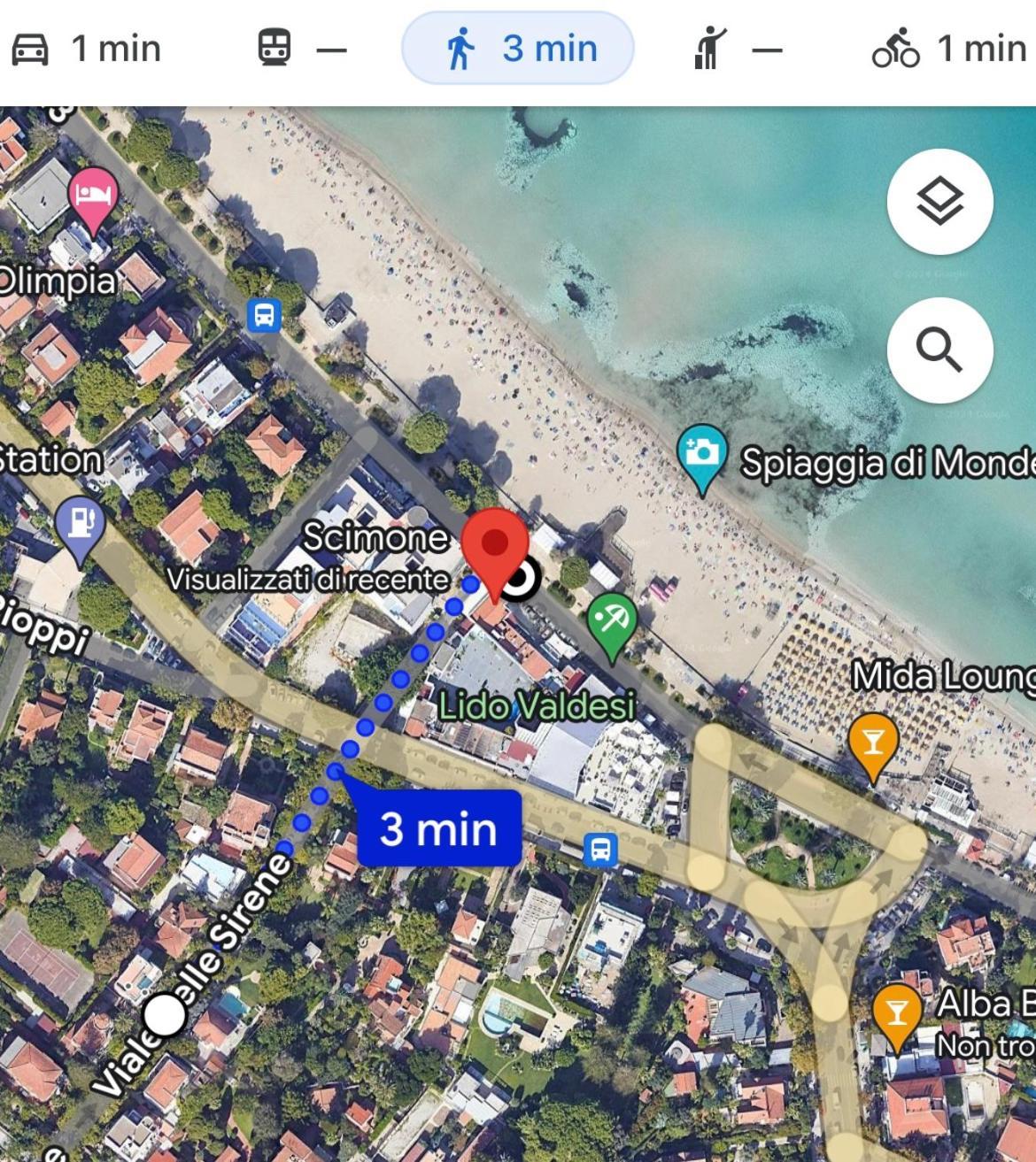 Villino Sirene Mondello Villa Palermo Kültér fotó